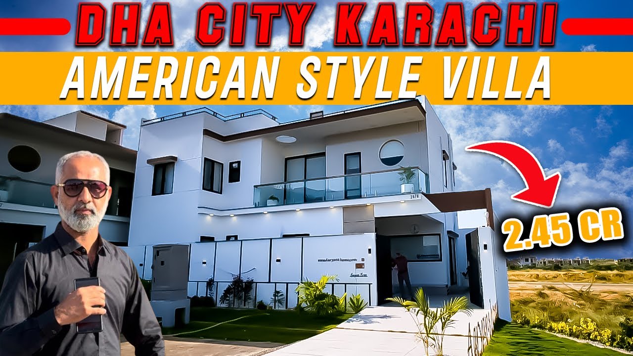 American Style Villa in DHA City Karachi | 146 Sq Yards | Home Tour #dhacity #dhacitykarachi