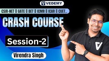 DBT-JRF 2020 Crash course | Session-2 ||CSIR-NET||GATE||DBT||ICMR