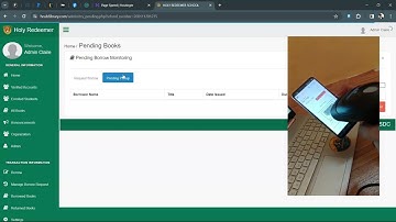 LIBRARY MANAGEMENT SYSTEM USING BARCODE AND EMAIL NOTIFICATION