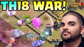 FIRST EVER War Attacks as a Townhall 18! Can I 3 Star to Win?