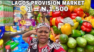 MARKET VLOG: THE WORTH OF N350,000($235) FOOD ITEMS IN LAGOS IDUMOTA MARKET RIGHT NOW.