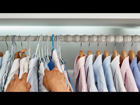 Комплект з 2 роздільників для одягу Joseph Joseph Orderly Ecru (55006), видео 1