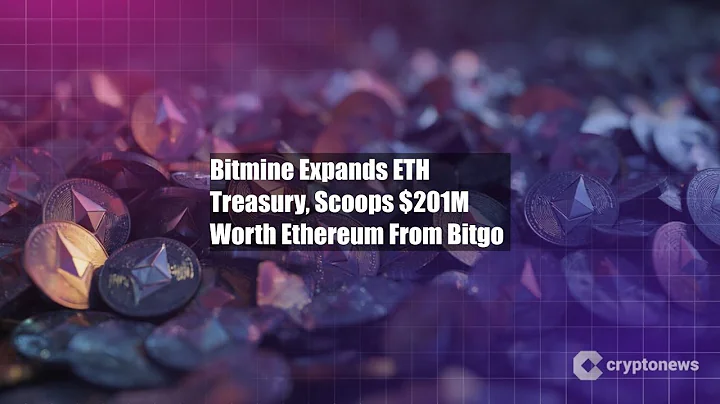 Bitmine Expands ETH Treasury, Scoops $201M Worth Ethereum From