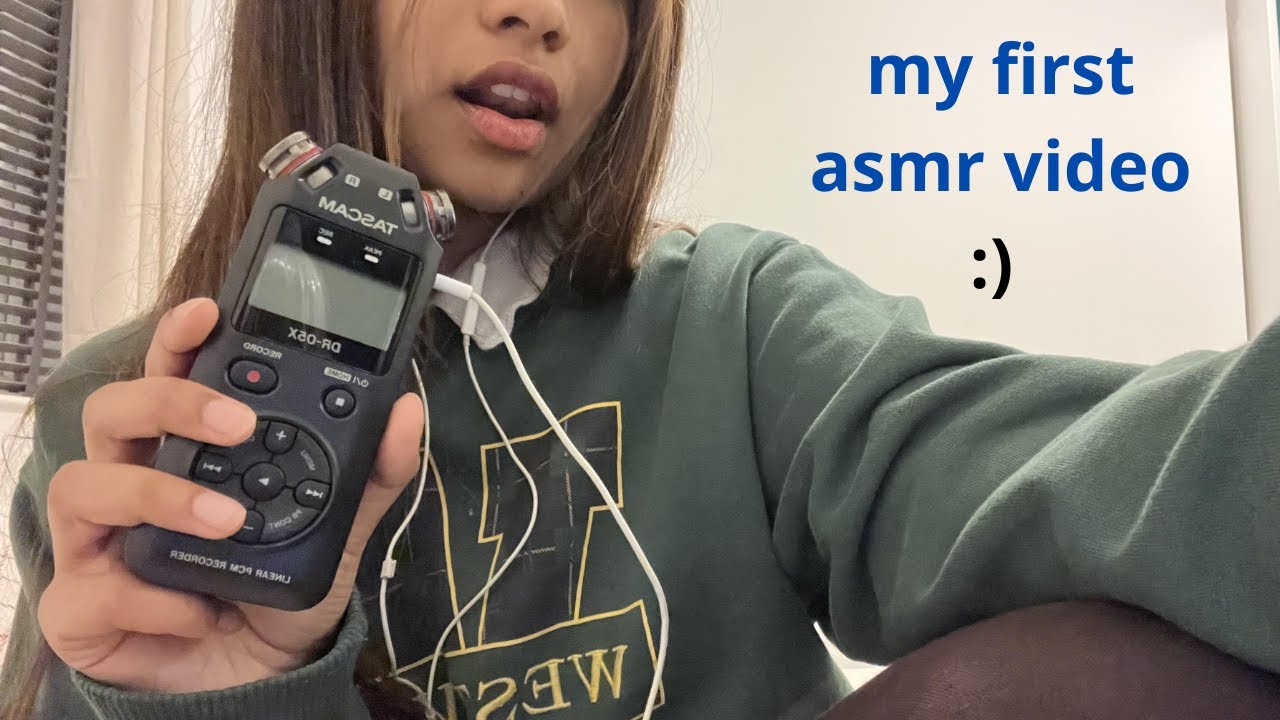 мое первое асмр видео :)