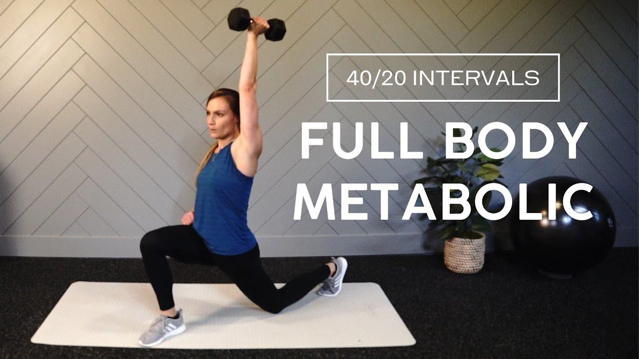 40 MIN DB TOTAL BODY WORKOUT | Full Body HIIT | Dumbbell Workout - YouTube
