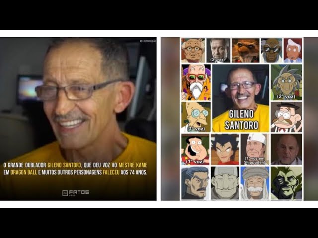 Morre Gileno Santoro, dublador do Mestre Kame em 'Dragon Ball', aos 74 anos