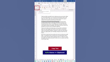 👌 How to use Multiple Copy Paste Clipboard feature in MS Word | #msword | Ethica