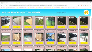 Fencing Quote Software How To Set Up