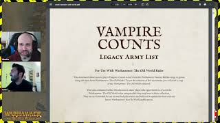 ⬅️ Back to the future 🔮[EP5] Warhammer The Old World hype booster - VAMPIRE COUNTS REVIEW