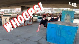 Testing out the INCREDIBLE new walls at our DIY Parkour spot went HORRIBLY WRONG!