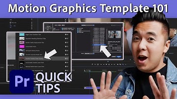 How to Use Motion Graphics Templates in Premiere Pro | Quick Tips with Sidney Diongzon | Adobe Video