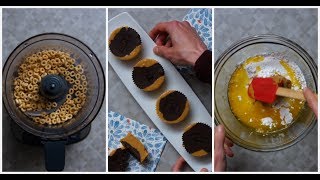 Chocolate Peanut Butter Cheerios Bites | Easy Desserts
