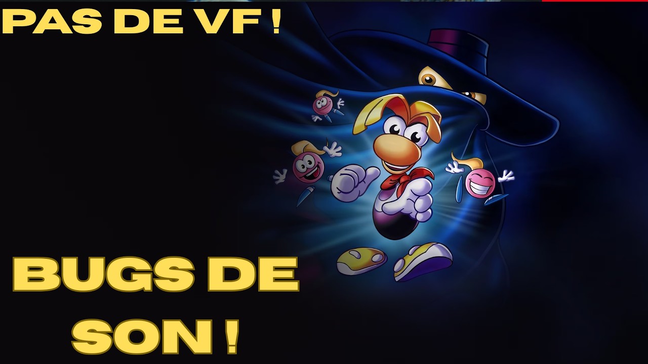 Rayman 30th Anniversary sur Switch : Bugs sonores et pas de VF !