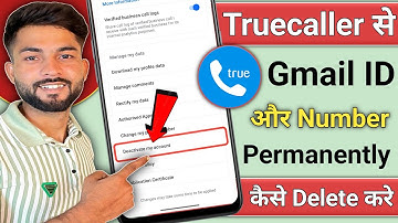 How to delete ruecaller permanently 2025 Truecaller account delete kaise kare