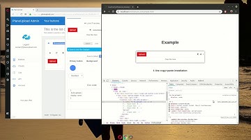 JavaScript upload widget - upload button change colors, custom CSS code | PlaneUpload Feature 6