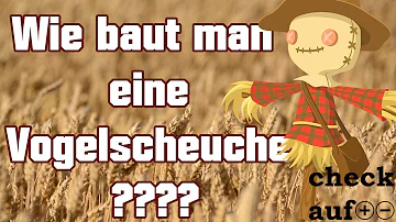 Wie mache ich eine Vogelscheuche?