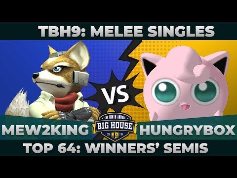 Mew2King vs Hungrybox - Top 64 Winners' Semifinals: Melee Singles - TBH9 | Fox vs Puff