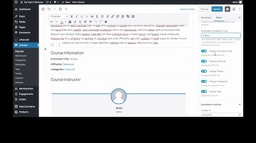 LifterLMS Feature Friday Course Length WP Block Editor