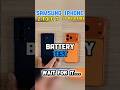 💥☠️SAMSUNG Z FOLD 7 VS IPHONE 17 PRO MAX BATTERY TEST!!#shorts#viralvideo #trending