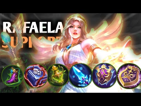 Gameplay Rafaela Support Builds Dan Emblems Terbaru in 2023 | Mobile ...
