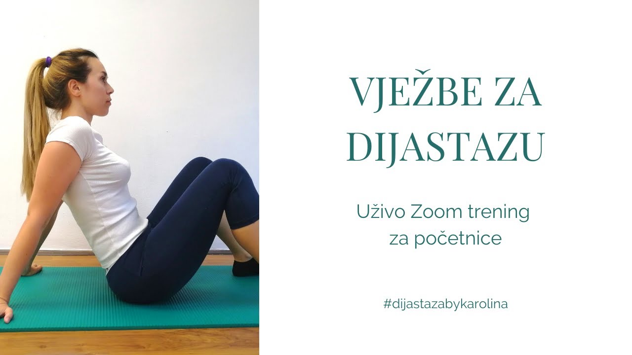 Vježbe za Dijastazu Trening Uživo Zoom