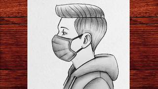 How to Draw a Boy with Mask – Easy Pencil Sketch Tutorial for Beginners How to Draw a Boy with Mask – Easy Pencil Sketch Tutorial for Beginners