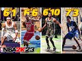 The BEST DRIBBLE ANIMATIONS for EVERY HEIGHT BUILD in NBA 2K23