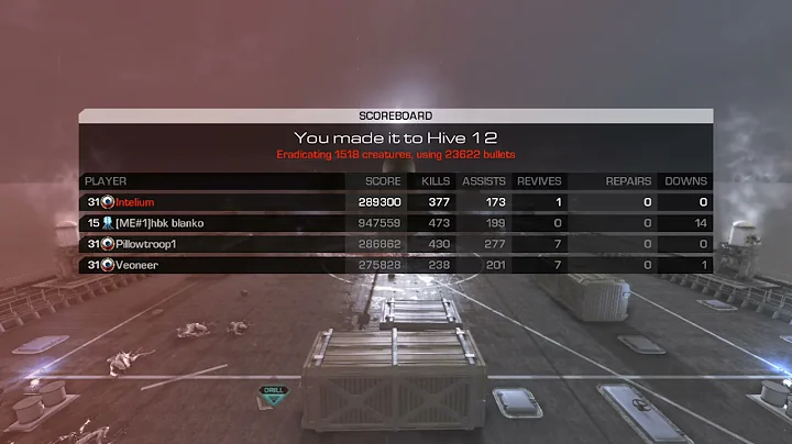 cod ghost extinction mayday hardcore 10 relics coop 947,559 (world record)