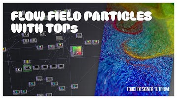 Flow Field Particles in TouchDesigner - All TOPs!
