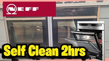 NEFF Oven 2 Hour Self Clean How to - slide and hide