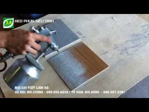 Video keo phun dan Laminate go Veneer - youtube