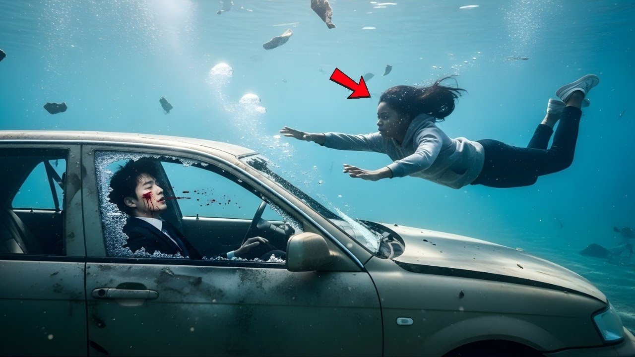 Repartidora Salva a un Jefe de la Mafia Coreana de un Auto Hundido — Lo que Pasó Sorprendió