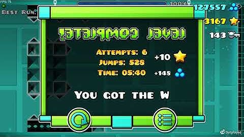 Parallel World by Rabbitical 100% (Easy Demon) (109th demon)