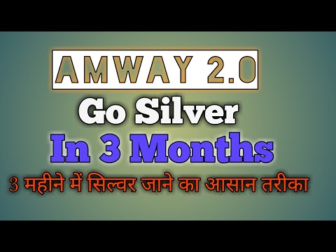 How to Go Silver in just 3 Months, #Amway2.0,#fastestSilver, #Silver