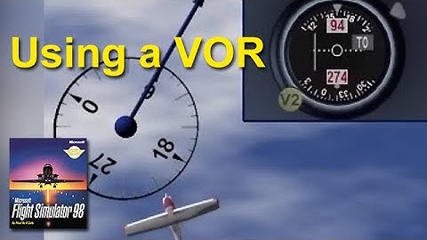 Flight Simulator 98 || Training || Using a VOR