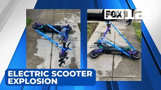Electric scooter explodes, fills apartment building with smoke in Portland