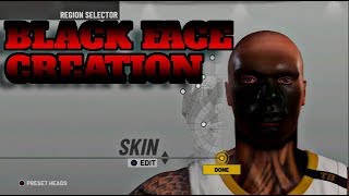 How To Get Black Face Scan In Nba 2K19 Black Face Creation