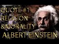 Albert Einstein Quote on Religion and Morality #1