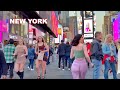 New york city virtual walking tour 2023  manhattan 4k nyc walk  bryant park lawn  to times square
