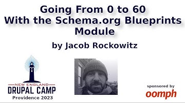 Going From 0 to 60 With the Schema.org Blueprints Module