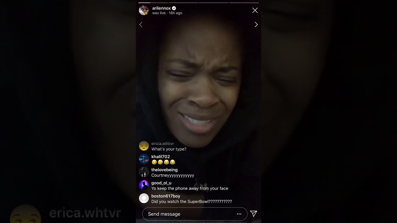 Ari Lennox Instagram Live Video 2/3/2020 Part.1