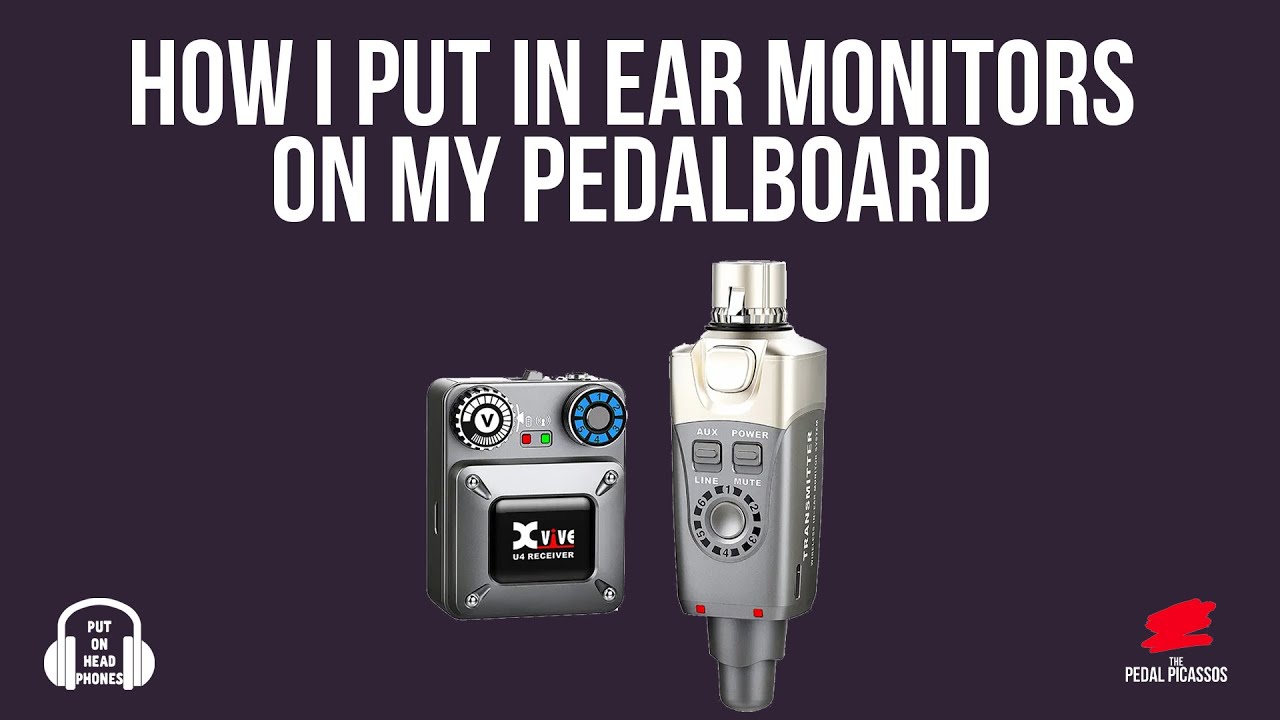 HOW TO PUT IN EAR MONITORS ON YOUR PEDALBOARD YouTube
