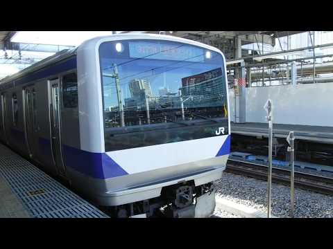 JR線終点の品川駅11番線ホームに停車中の、常磐線上野東京ライン東海道線直通品川行き3177Mの電車！