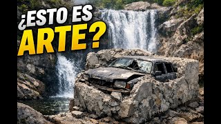 Coches de hormigón, rocas gigantes y arte Fluxus: esto existe de verdad
