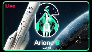 Lancement Ariane 6 🚀Satellite météo Metop-SGA1 🔴