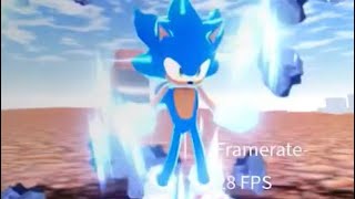 SPEED DEMON FRAMEWORK (Something some people didn’t know what sonic could do)