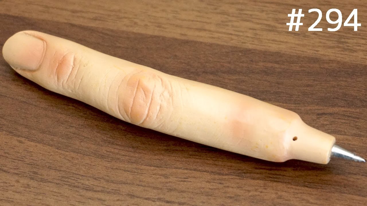 ドッキリ 指のボールペン Prank Finger Ballpoint Pen Stationery Youtube