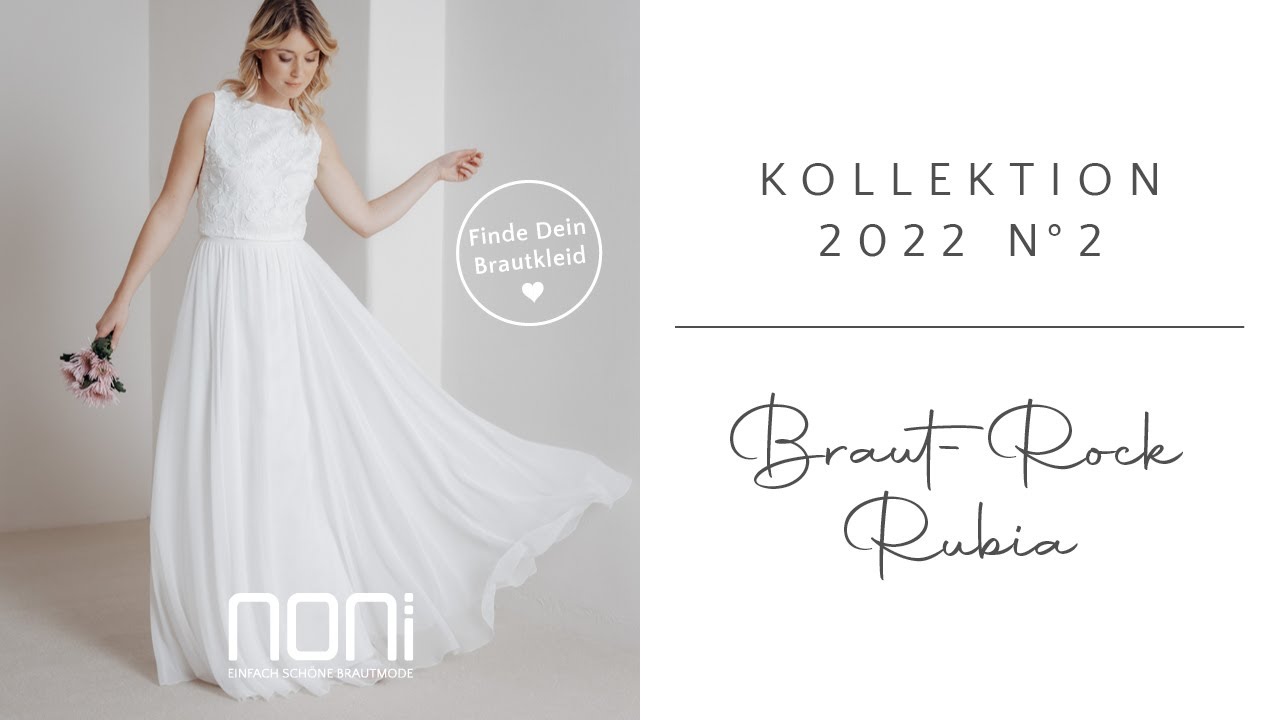 Brauttop I Blüten-Braut Top Sanja mit Seidenrock Rubia I noni Brautmode