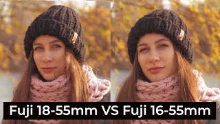 Сравнение Fujifilm XF 16-55mm f/2.8 и Fujifilm XF 18-55mm f/2.8-4 (в 4К!)