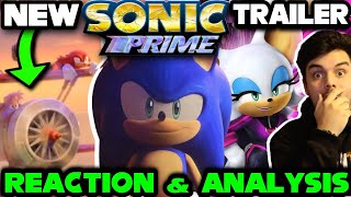 New Sonic Prime Teaser Trailer Reaction \& Analysis - Rouge, Multiverse \& More!